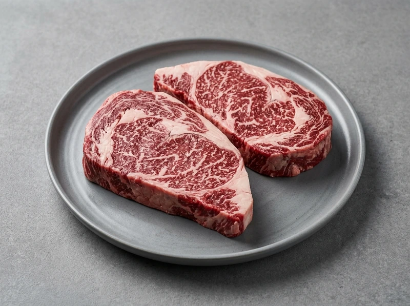 Steak Angus com marmoreio intenso